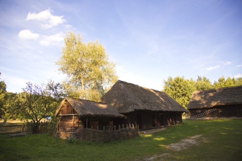 музей Радомской деревни в Польше
