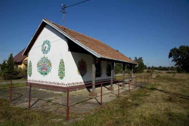разрисованная деревня Залипье в Польше