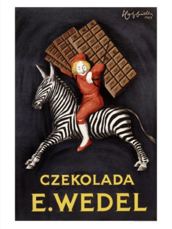 Шоколад "Ведель". 1929 год