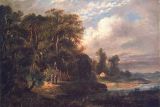 Лесной пейзаж. 1866 год. Холст, масло. Национальный музей в Кракове.